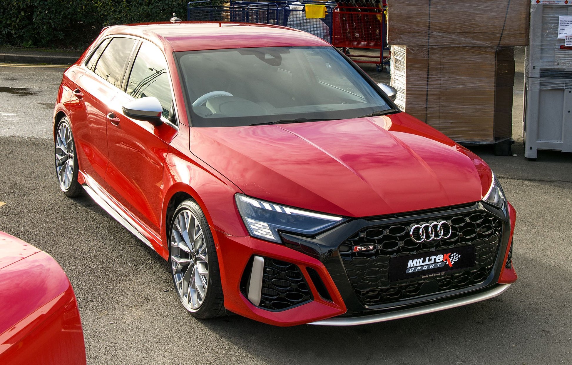 Milltek Exhaust  Audi RS3 Sportback 400PS (8Y MQB EVO)  OPF/GPF Models Particulate Filter-back Exhaust RACE LOUDEST SSXAU975 - TMC Motorsport