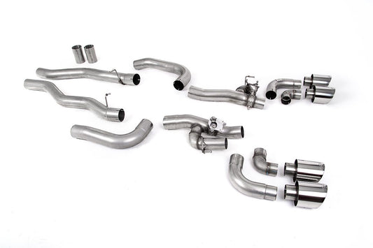 Milltek BMW 8 Series M8 & M8 Competition 4.4l V8 Twin Turbo F91 & F92 Coupe & Cabrio GPF Back Exhaust SSXBM1185