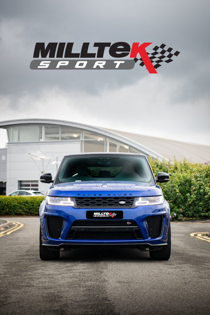 Milltek Exhaust Range Rover Sport SVR 5.0 V8 Supercharged (Facelift) Valved Rear Silencer(s) SSXRR117 - TMC Motorsport
