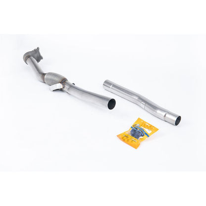 Milltek Exhaust  Audi TT MK2 2.0 TFSI 2WD Large-bore Downpipe and De-cat SSXAU349 - TMC Motorsport
