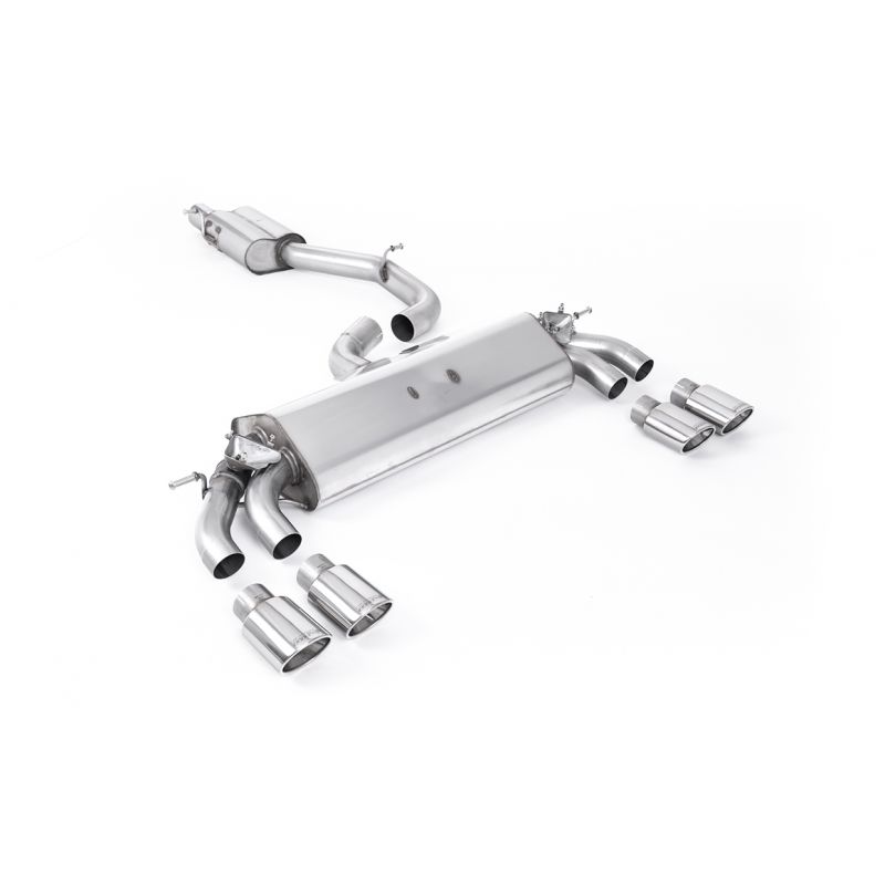 Milltek Exhaust - Audi S3 2.0 TFSI quattro 3-Door 8V.2 (GPF Equipped Models Only) GPF back Exhaust SSXAU777