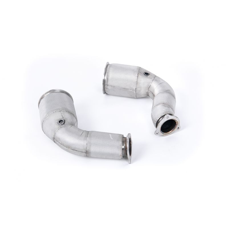 Milltek Exhaust - Audi RS5 B9 2.9 V6 Turbo Sportback (Non-OPF/GPF Models) Large-bore De-cat Downpipes SSXAU816