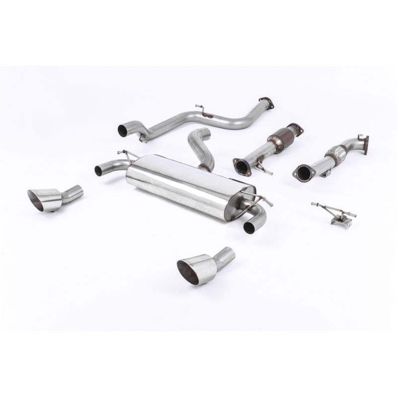 Milltek Exhaust - Ford FOCUS MK2 RS 2.5T 305PS Turbo-back Exhaust including Hi-Flow Sports Cat SSXFD069