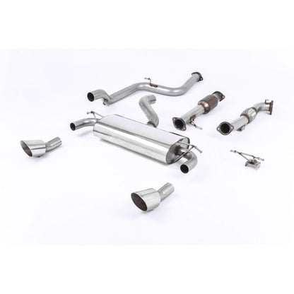 Milltek Exhaust - Ford FOCUS MK2 RS 2.5T 305PS Turbo-back Exhaust including Hi-Flow Sports Cat SSXFD069