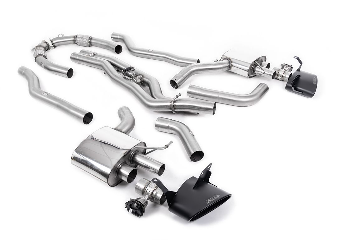 Milltek Sport - Audi RS7 C8 4.0 V8 bi-turbo (OPF/GPF Models) Particulate Filter-back Exhaust System (Twin 80mm) Loudest SSXAU904