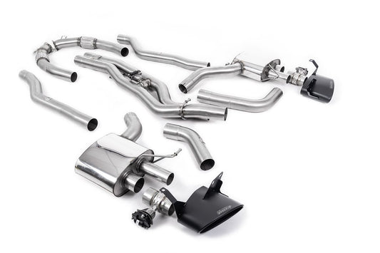 Milltek Sport - Audi RS7 C8 4.0 V8 bi-turbo (OPF/GPF Models) Particulate Filter-back Exhaust System (Twin 80mm) Loudest SSXAU904