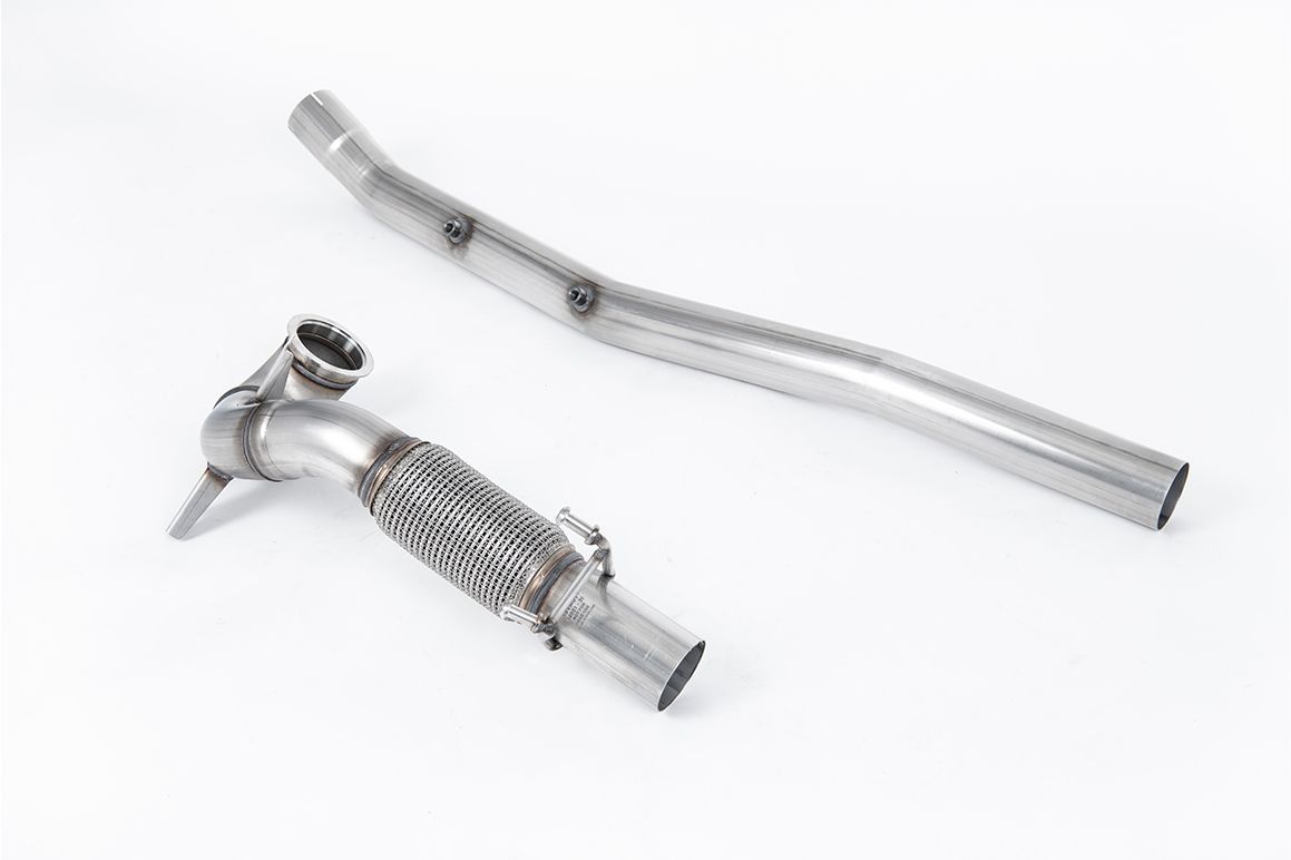 Milltek Exhaust - Seat Leon ST Cupra 300 (4x4) Estate / Station Wagon / Combi (OPF/GPF Equipped Only) Large-bore Downpipe and De