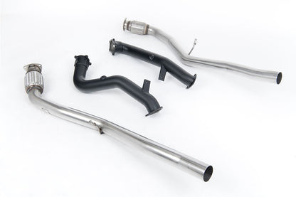 Milltek Sport - Audi S8 D4 4.0 TFSI QUATTRO TIPTRONIC De-cat Downpipes Cat Replacement Pipes SSXAU954