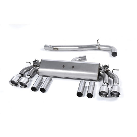 Milltek Sport - Audi S3 2.0 TFSI QUATTRO SALOON 8V Cat-back Exhaust SSXAU471