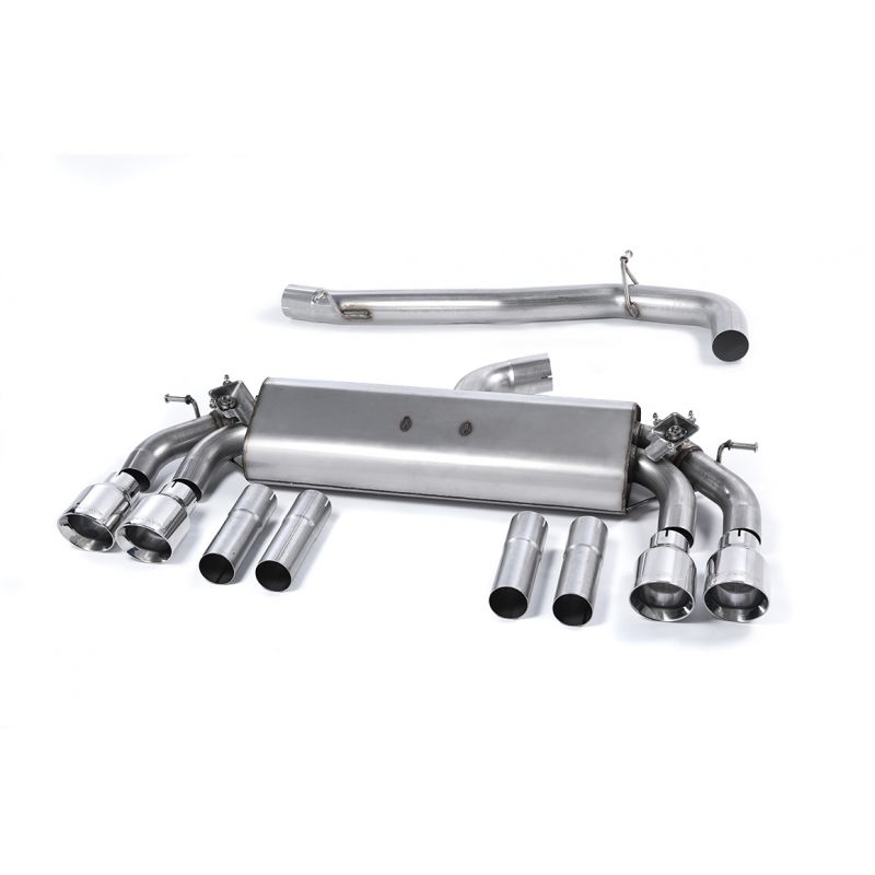 Milltek Exhaust - Audi S3 2.0 TFSI quattro Saloon & Cabrio 8V.2 (GPF Equipped Models Only) GPF back Exhaust SSXAU471
