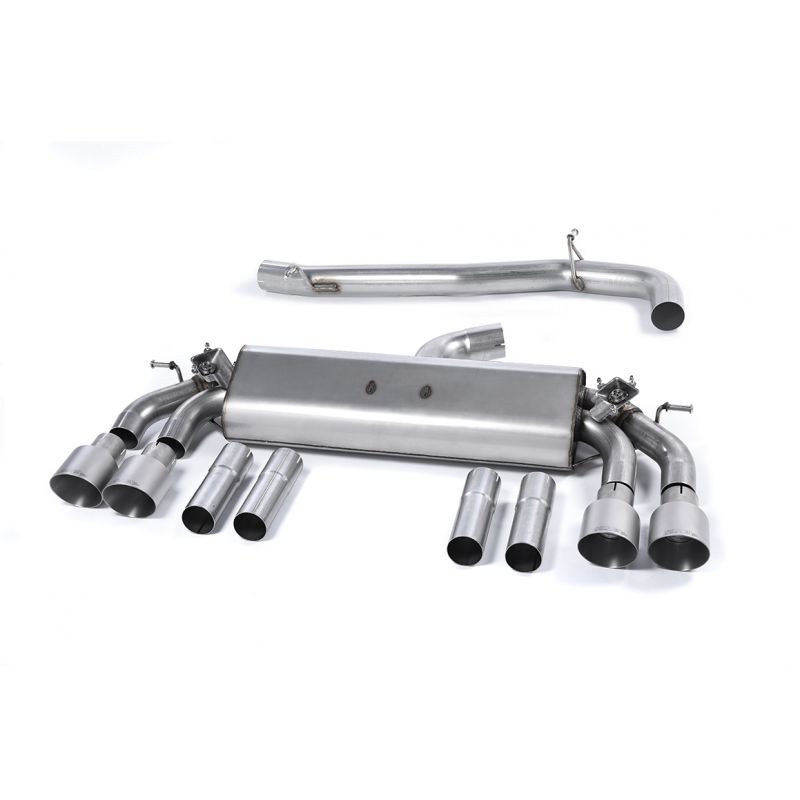 Milltek Exhaust - Audi S3 2.0 TFSI quattro Saloon & Cabrio 8V.2 (GPF Equipped Models Only) GPF back Exhaust SSXAU472