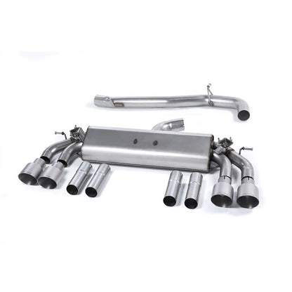 Milltek Exhaust - Audi S3 2.0 TFSI quattro Saloon & Cabrio 8V.2 (GPF Equipped Models Only) GPF back Exhaust SSXAU472