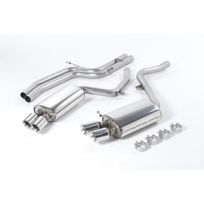 Milltek Exhaust - Audi S5 COUPE 4.2 V8 QUATTRO (MANUAL ONLY) Cat-back Exhaust SSXAU190