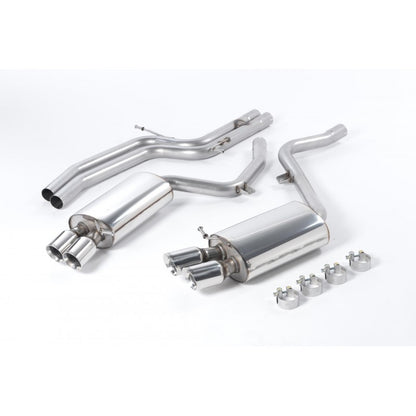 Milltek Exhaust - Audi S5 COUPE 4.2 V8 QUATTRO (MANUAL ONLY) Cat-back Exhaust SSXAU190