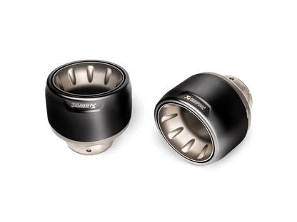 Porsche 718 Cayman GT4 / GTS 4.0 / Boxster GTS 4.0 | Tail Pipe Set (Black Titanium) - TMC Motorsport