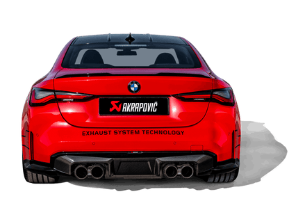 BMW M3 / M4 (G80 / G81 / G82 / G83) | Akrapovic | Rear Carbon Diffuser (High Gloss Black) - TMC Motorsport