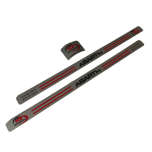 Abarth 500 / 595 / 695 TMC Custom Sills and Plaque - Abarth Tuning