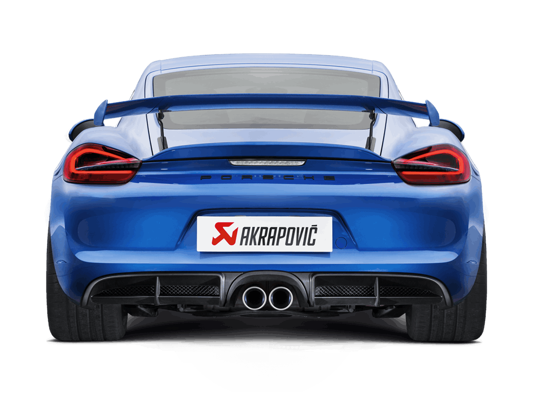 Porsche 981 Cayman GT4 / Boxster Spyder | 2016 | Akrapovic | Slip-On Line (Titanium)