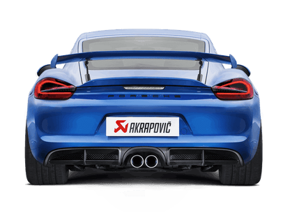 Porsche 981 Cayman GT4 / Boxster Spyder | 2016 | Akrapovic | Slip-On Line (Titanium)