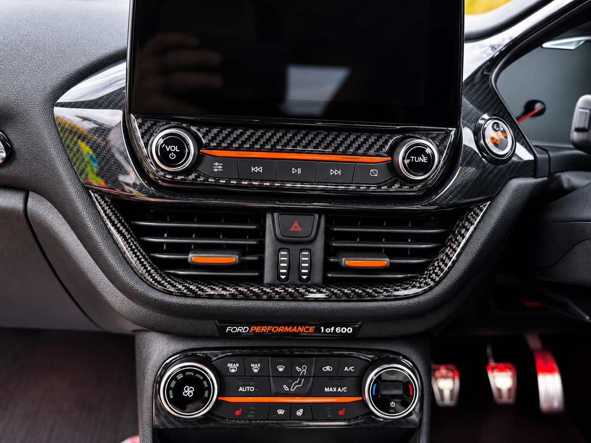 Car Enhancements UK - Real Carbon Fibre Centre Vent Trim (MK8 / MK8.5 Fiesta & MK2 Puma)