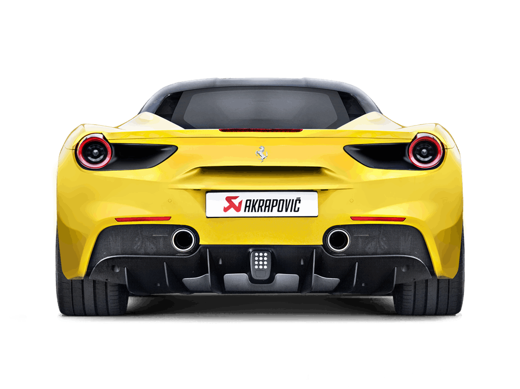 Ferrari 488 GTB / 488 Spider | Akrapovic | Slip-On Line (Titanium) - TMC Motorsport