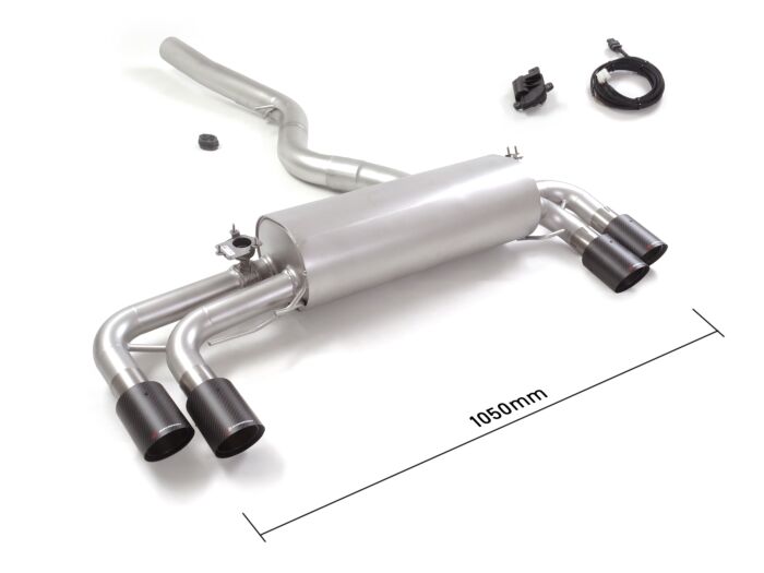 Ragazzon Stainless steel rear silencer left/right BMW G20(Sedan) 330i (190kW) 2019>> (50.0970.78) - TMC Motorsport