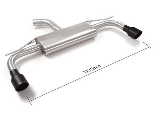 Ragazzon Stainless steel rear silencer left/right VOLKSWAGEN 1.5TSI - 1.5eTSI (110kW - Multilink) 12/2019>> (50.1020.61B) - TMC Motorsport