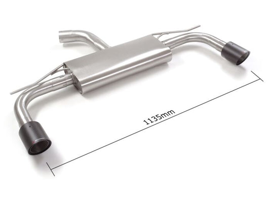Ragazzon Stainless steel rear silencer left/right VOLKSWAGEN 1.5TSI - 1.5eTSI (110kW - Multilink) 12/2019>> (50.1020.74) - TMC Motorsport