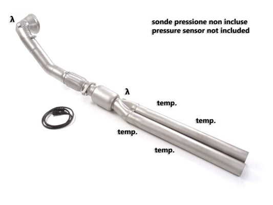 Ragazzon Stainless Steel cat replacement pipe CUPRA VZ5 2.5TSI 4drive (287kW) 2021>> (50.1047.80) - TMC Motorsport