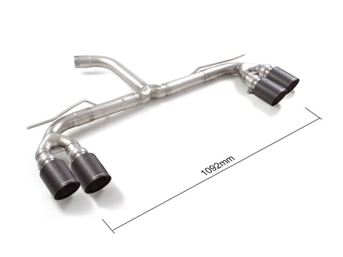 Ragazzon Stainless steel rear tube group N left/right AUDI Sportback 35TFSI (110kW) 2020>> (50.1110.84) - TMC Motorsport
