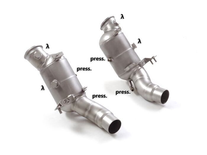 Ragazzon Stainless steel metallic catalyst ALFA ROMEO 2.9 Bi-Turbo (375kW) Quadrifoglio 11/2020>> (50.1112.80) - TMC Motorsport