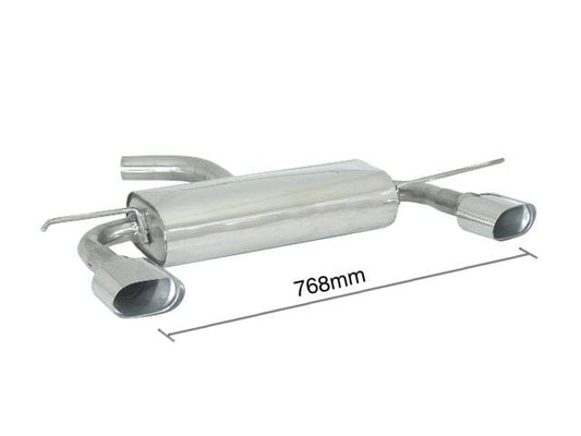 Ragazzon Rear Silencer SEAT Leon II (1P) - 1.6 16V (75Kw) - 2.0 FSI (110Kw) 09/2005 - (50.0157.11) - TMC Motorsport