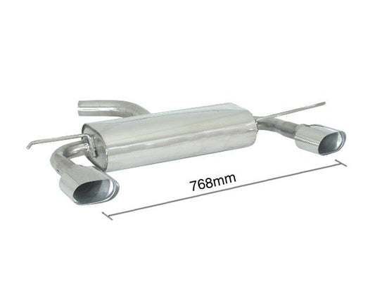 Ragazzon Rear Silencer SEAT Leon II (1P) - 1.9TDi (77Kw) - 2.0TDi (103Kw) 09/2005 - (50.0157.11) - TMC Motorsport