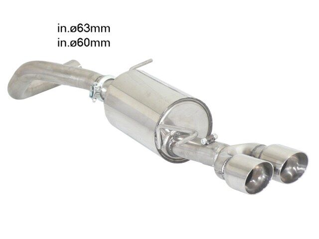 Ragazzon Rear Silencer VW Polo 6R 2009>>2014 2.0R WRC Street (162kW) 2013>> (50.0459.58) - TMC Motorsport