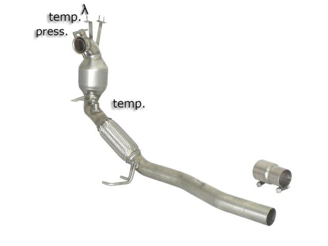 Ragazzon Catalyst group N + particulate filter replacement AUDI A3 Sportback 1.6TDi (66kW) 05/2009>>2013 (50.0536.80) - TMC Motorsport