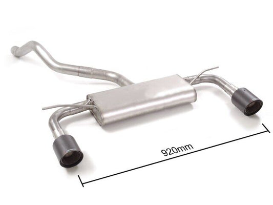 Ragazzon Stainless steel rear silencer left/right SEAT 1.5TSI FR (96 / 110kW) 09/2018>>2020 (50.0864.74) - TMC Motorsport