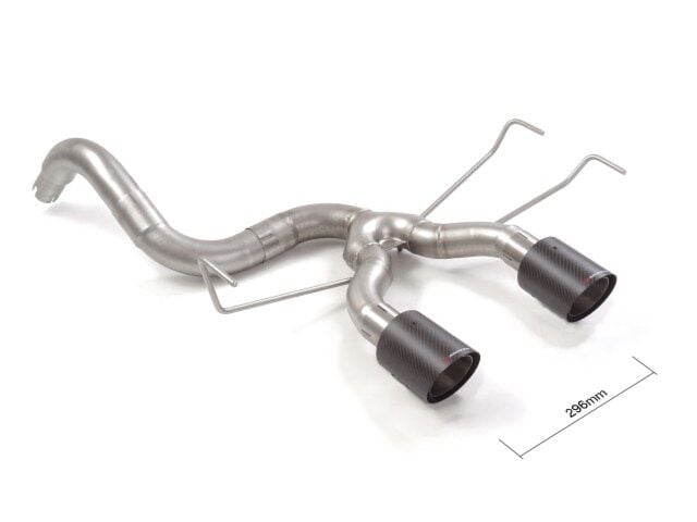 Ragazzon Stainless steel rear tube group N ABARTH Abarth 1.4TJET all versions 07/2008 -2023 (50.0907.74) - TMC Motorsport