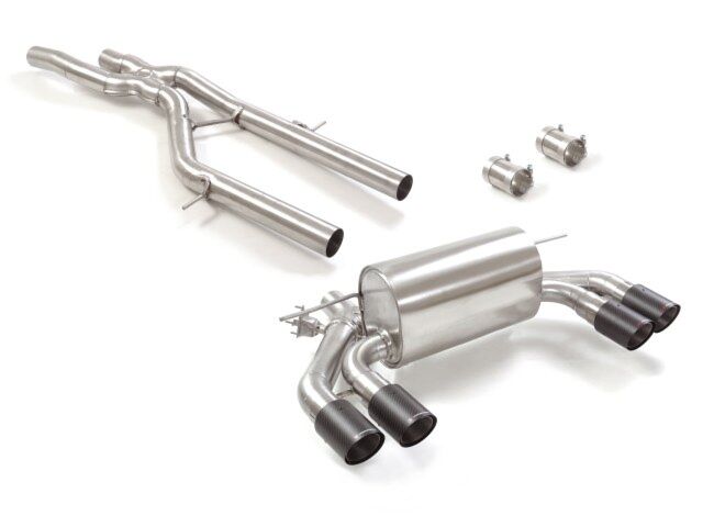 Ragazzon Stainless steel centre pipe + Stainless steel rear silencer left/right BMW F87 Coup¨ CS 3.0 (331kW) 03/2020>> (50.0924.78) - TMC Motorsport