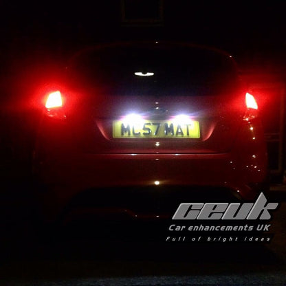 BriteVue 501 Number Plate LED Bulb Upgrade – 6500K Pure White (Pair) (T10 | W5W)