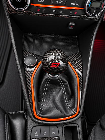 Car Enhancements UK - Real Carbon Fibre Gear Shifter Surround Trim (MK8 / MK8.5 Fiesta)