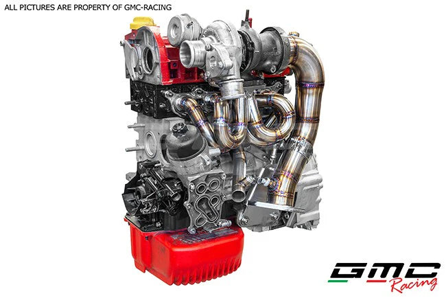 GMC Racing Stainless Steel Tubular Manifold, Downpipe & Water Pipe Kit – Abarth 500 / 595 / 695 Garrett GT1446