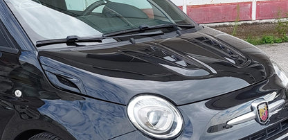 Abarth 500 / 595 / 695 Biposto Style Replica Bonnet with Optional Vents – Cadamuro