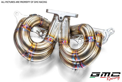 GMC Racing Stainless Steel Tubular Manifold, Downpipe & Water Pipe Kit – Abarth 500 / 595 / 695 Garrett GT1446