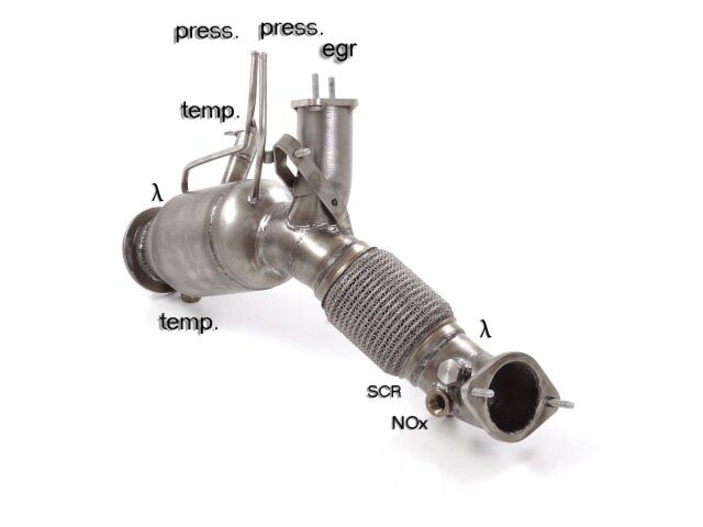 Ragazzon Catalyst group N + particulate filter replacement BMW G31(Touring) 530d - 530d xDrive (183 / 195kW) 2017>>06/2020 (54.0358.01) - TMC Motorsport