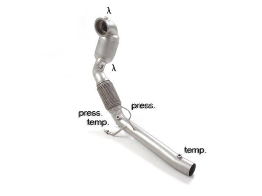 Ragazzon Stainless steel metallic catalyst VOLKSWAGEN 2.0GTi (180kW) 70mm 2020>> (54.0414.00) - TMC Motorsport