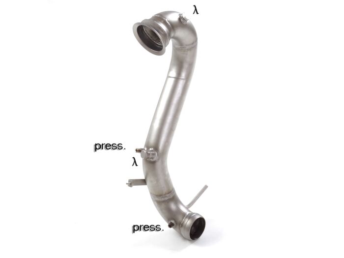 Ragazzon Stainless steel cat replacement pipe MERCEDES 45AMG (280kW) 2015>>07/2019 (55.0756.00) - TMC Motorsport
