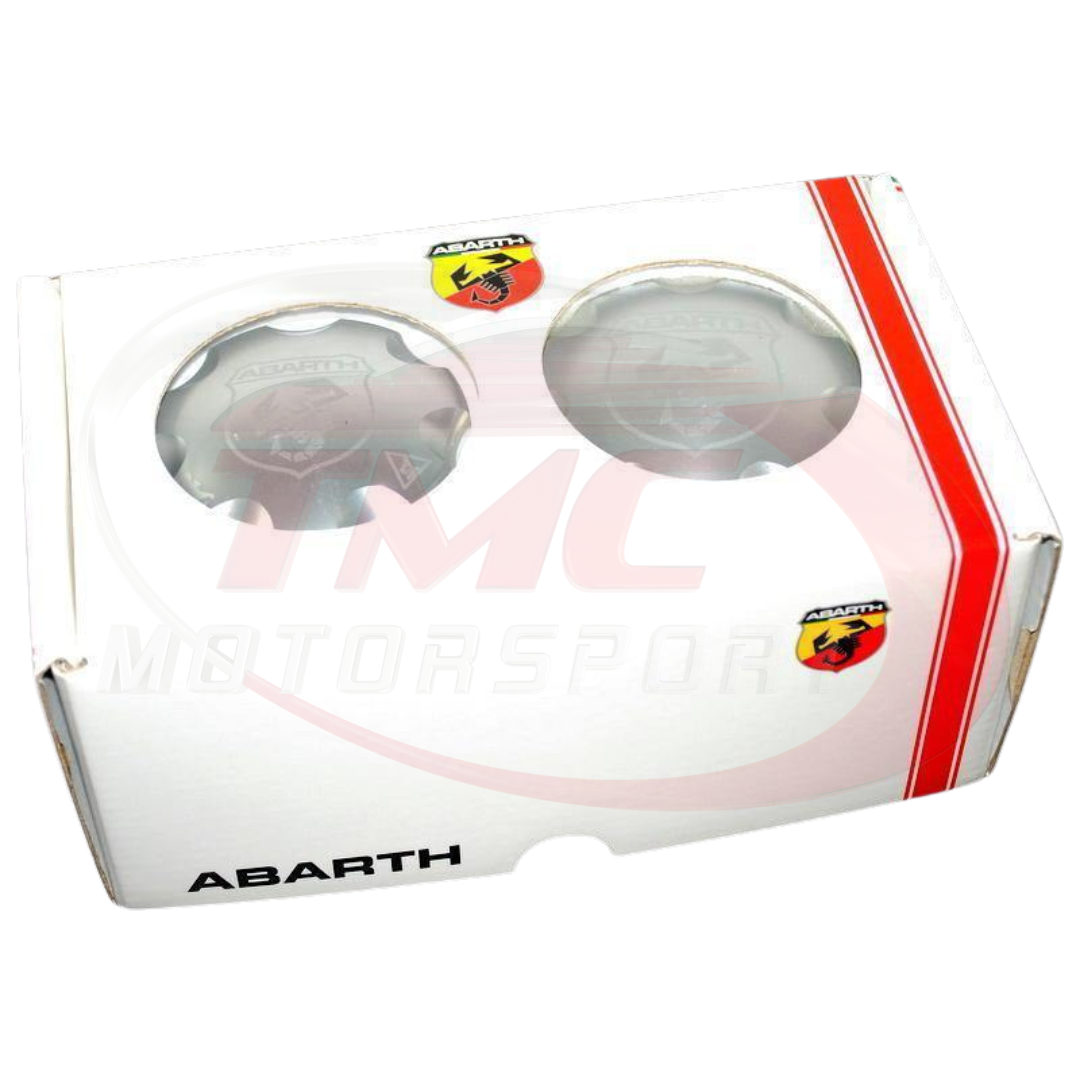 Genuine Abarth Aluminium Oil & Fuel Cap Set - 500 Abarth - Abarth Tuning