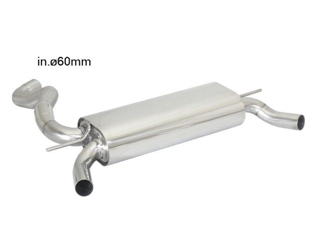 Ragazzon Rear Silencer RENAULT Clio IV RS Trophy 1.6 Turbo (162kW) 2015>> (58.0614.00) - TMC Motorsport