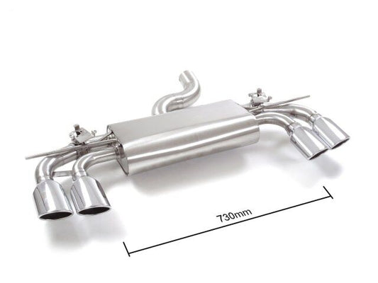 Ragazzon Stainless Steel rear silencer left/right VOLKSWAGEN R 2.0TSI 4motion (228kW) 2017>>08/2018 (58.0917.35) - TMC Motorsport