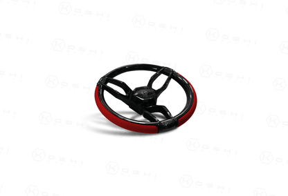 Carbon Fiber 3-Spoke Steering Wheel ROUND – KOSHI Design - Carbon Fibre